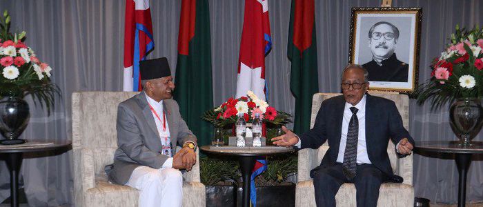 बंगलादेशका राष्ट्रपति मोहम्मद अब्दुल हमिद उच्चस्तरीय भेटवार्तामा