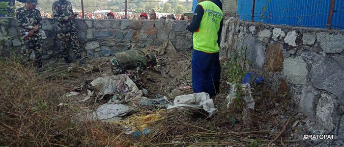 नेकपाको चुनावीसभा नजिकै बम बिस्फोट गराएको आशंकामा एकजना पक्राउ