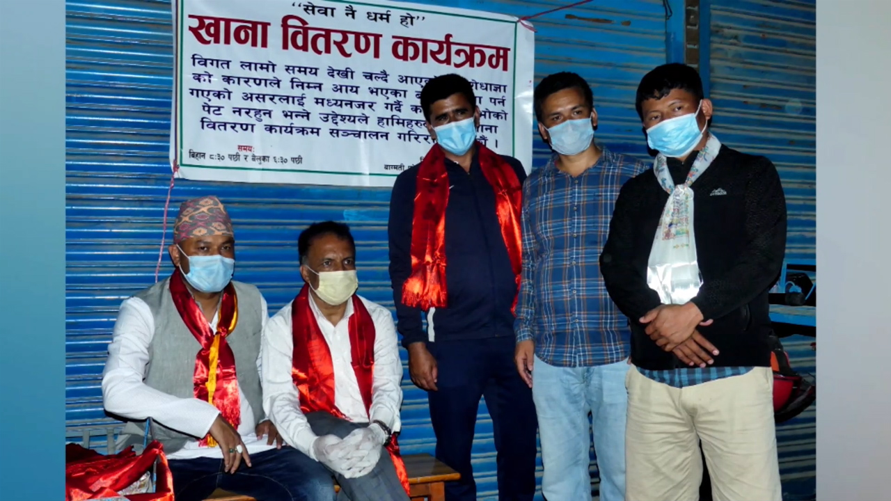 विपि स्टडी युथ सर्कल द्धारा भोका नागरीकलाई खाना वितरण अभियान जारी