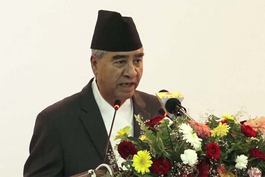 एमसीसी पारितका लागि संसद्मा पेश गरिने प्रधानमन्त्री देउवाको भनाई