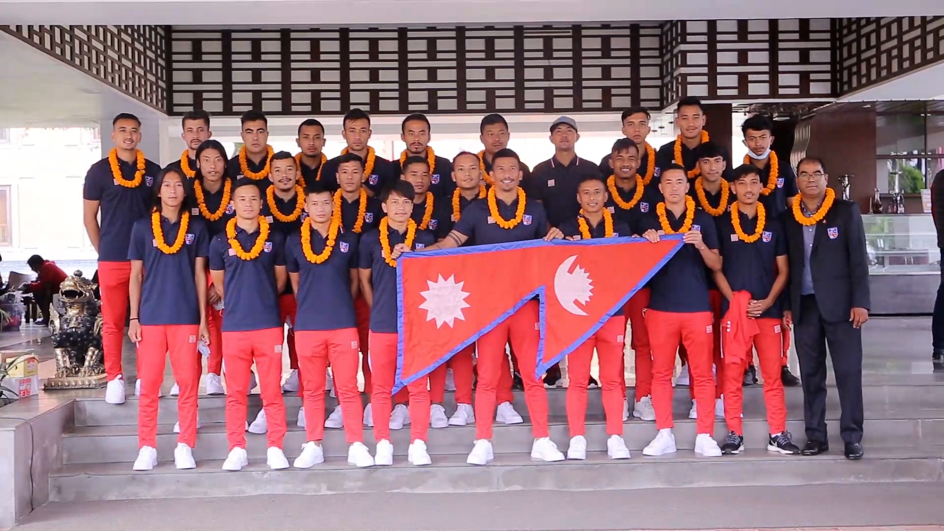 कतार जाने फुटबल टिमको बिदाइ